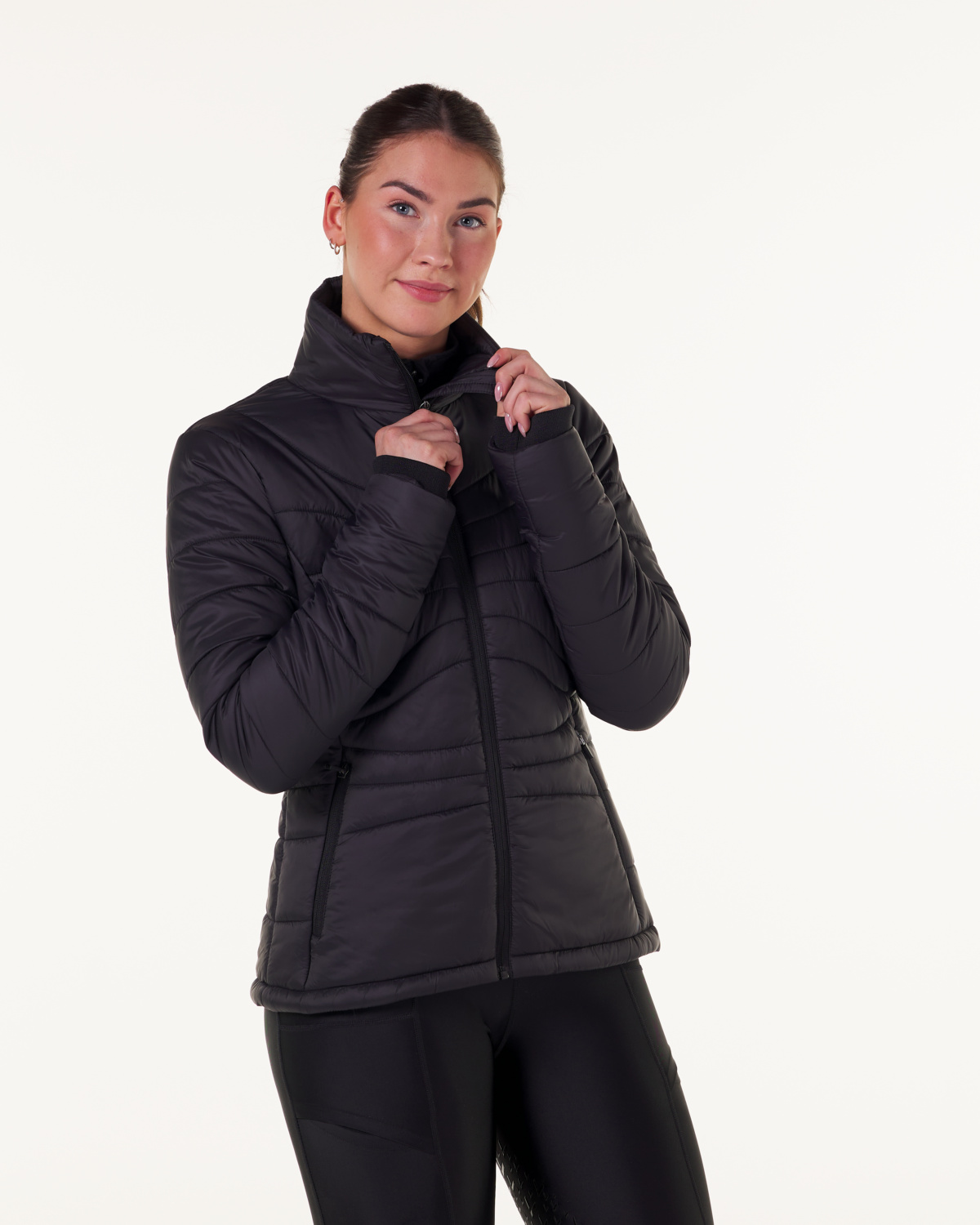 LEVITY SETT Lilly Function Equestrian Riding Tights &amp; Ella Quilted Riding Jacket
