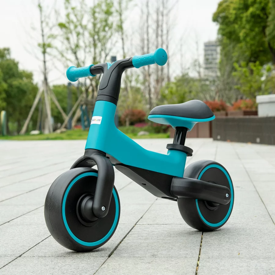AIYAPLAY Kinderlaufrad mit Metallrahmen blau