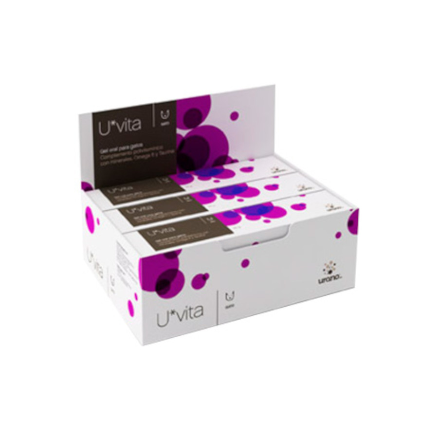 Urano Vet U-Vita Suplemento Vitamínico en Gel para gatos