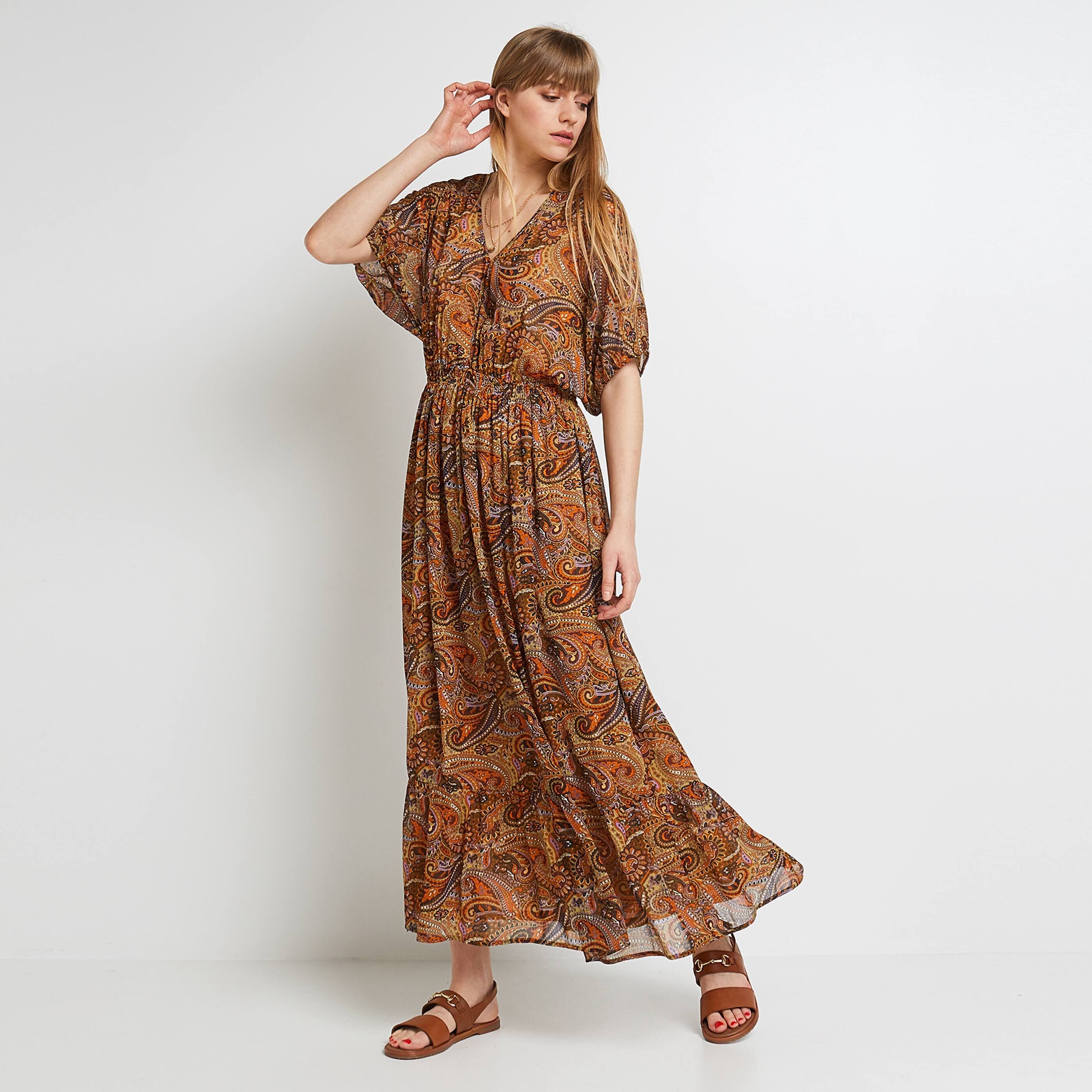 Robe longue en voile femme - SAFRAN