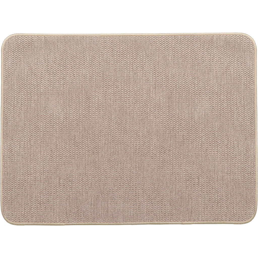 Tapis de cuisine hexagone beige 45x60cm