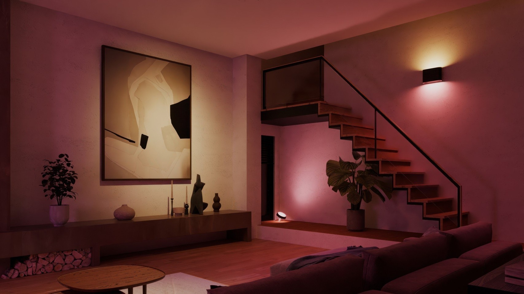 Philips Hue - 4xDymera Væglampe - White & Colour Ambiance - Bundle