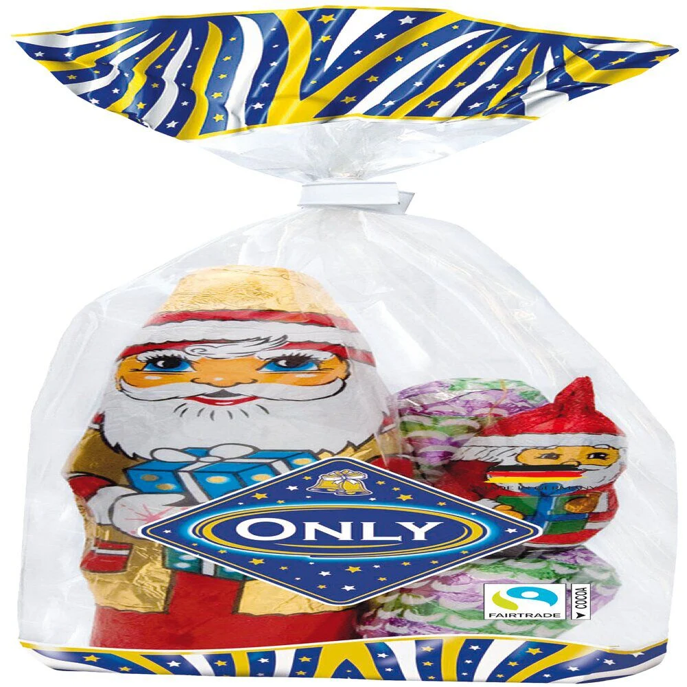 Assortiment de chocolats avec Père Noël 100Gr