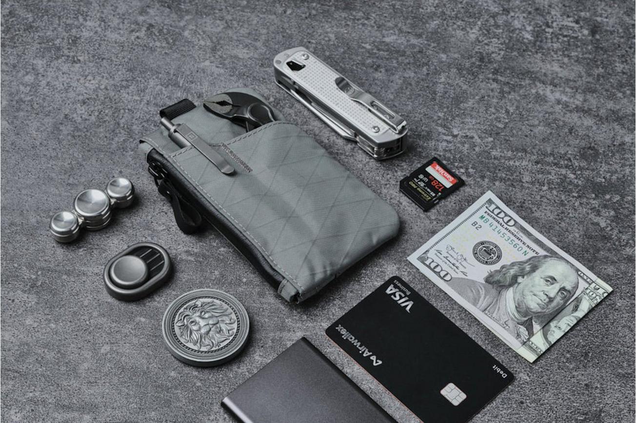 Alpaka Gear Zip Pouch Pro AD010190503 Dark Green, X-Pac VX21, portemonnee en EDC-organizer