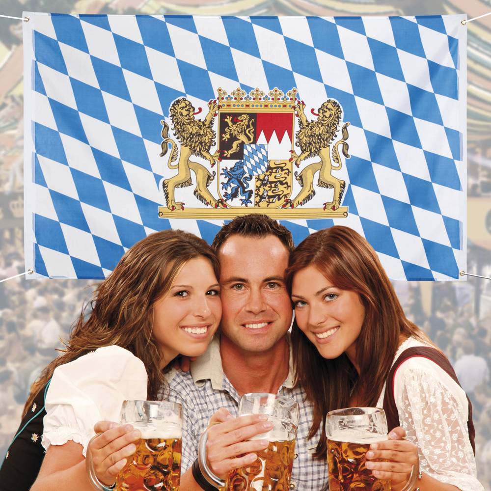 Oktoberfest Beieren Vlag 1,5m