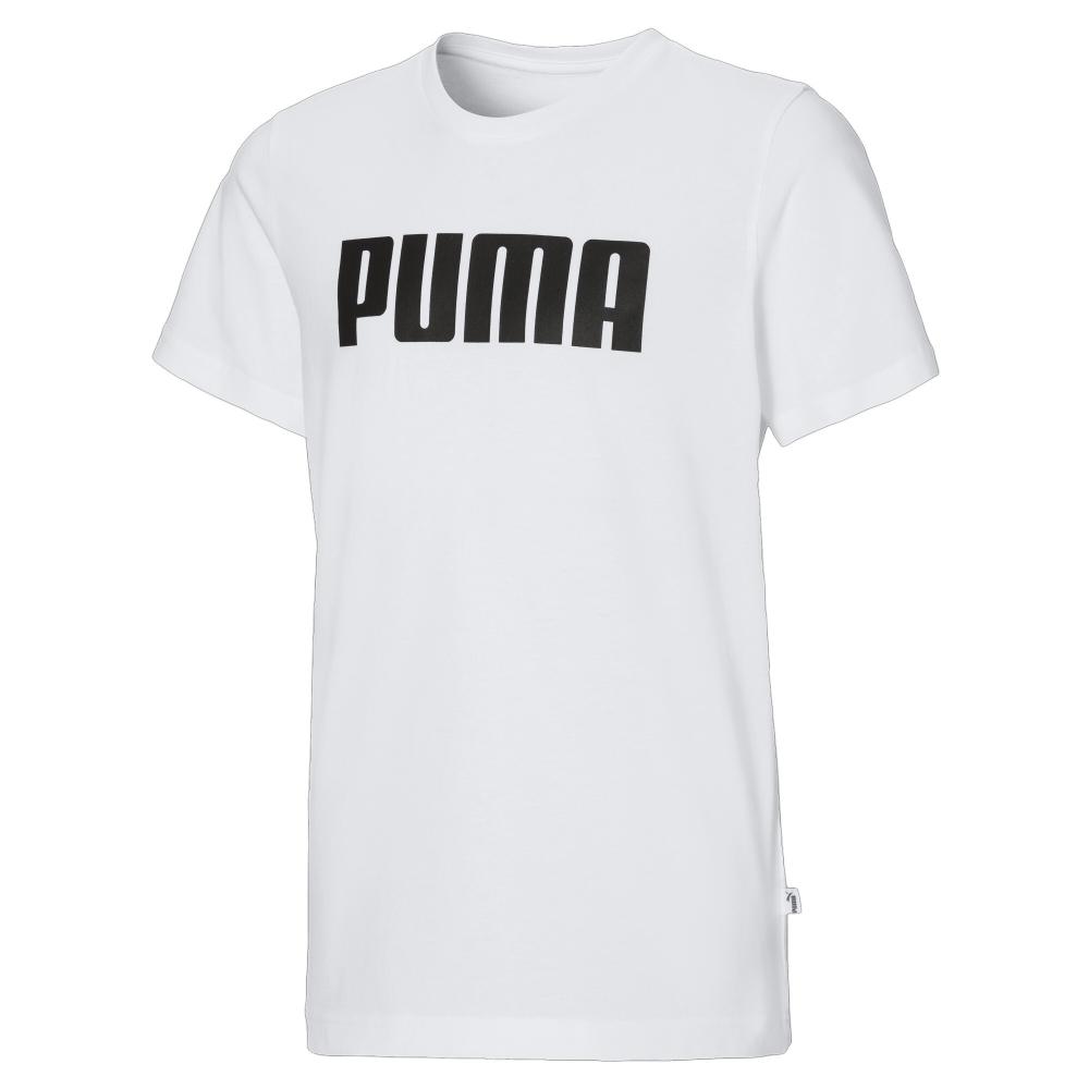 Puma T-shirt Blanc Garçon Puma Essential