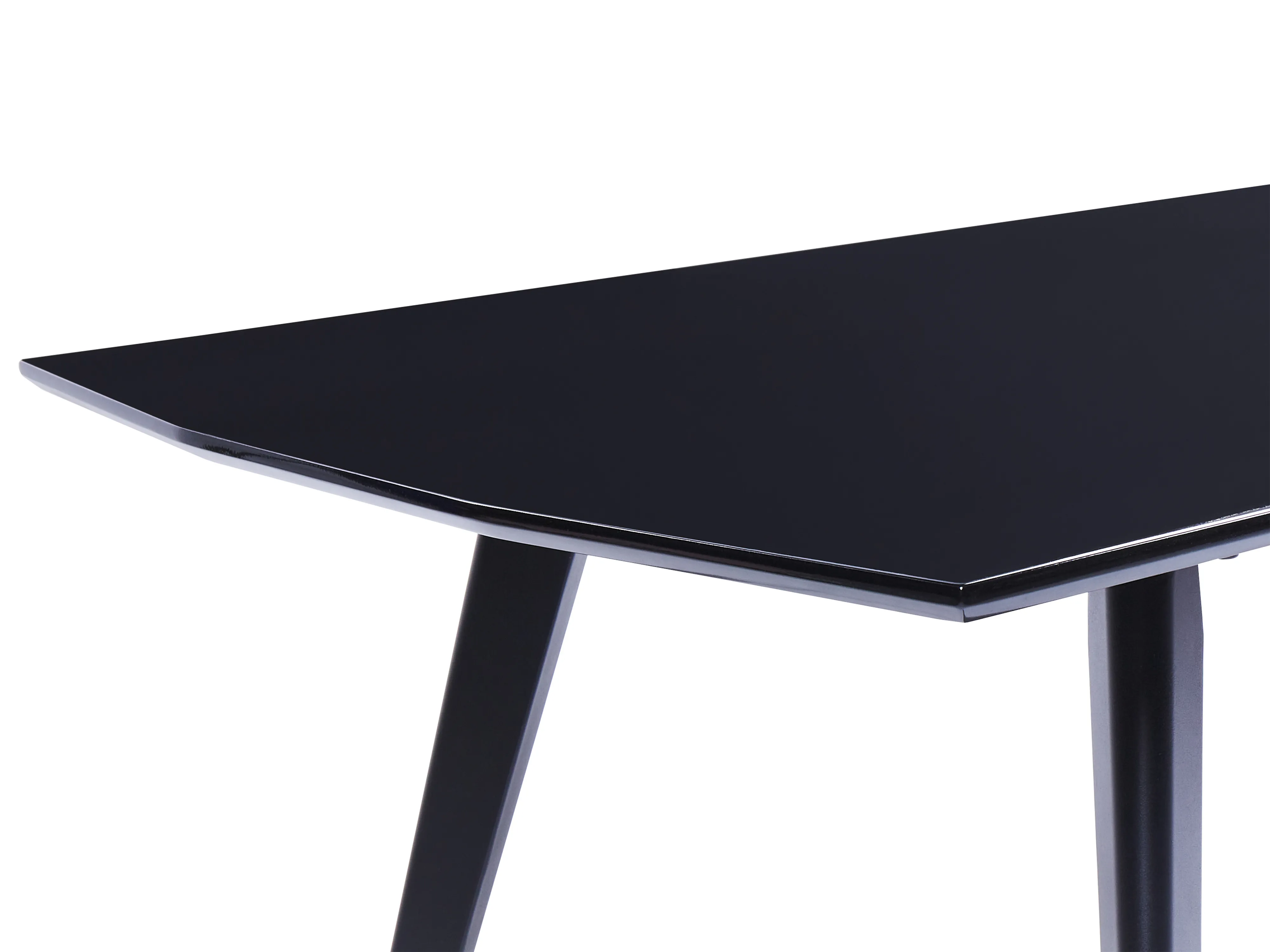 Eettafel MOSSLE Zwart 90 cm 160 cm