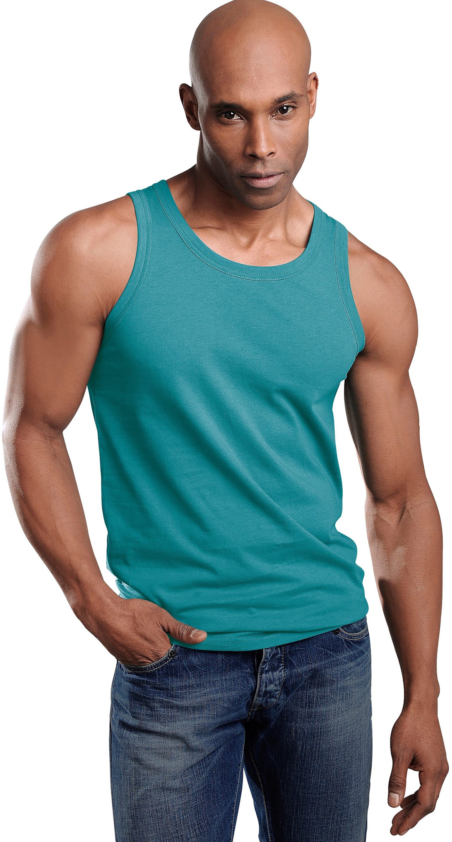 H.I.S Tanktop in dunkelpetrol, dunkelgrau, petrol