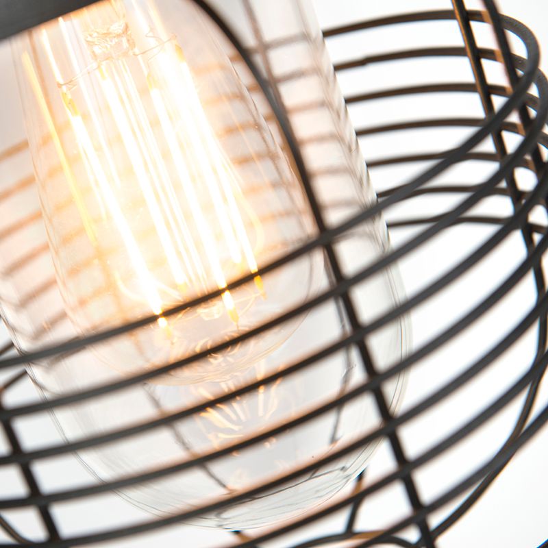 Landelijke buitenlamp zwart IP44 - Guardado