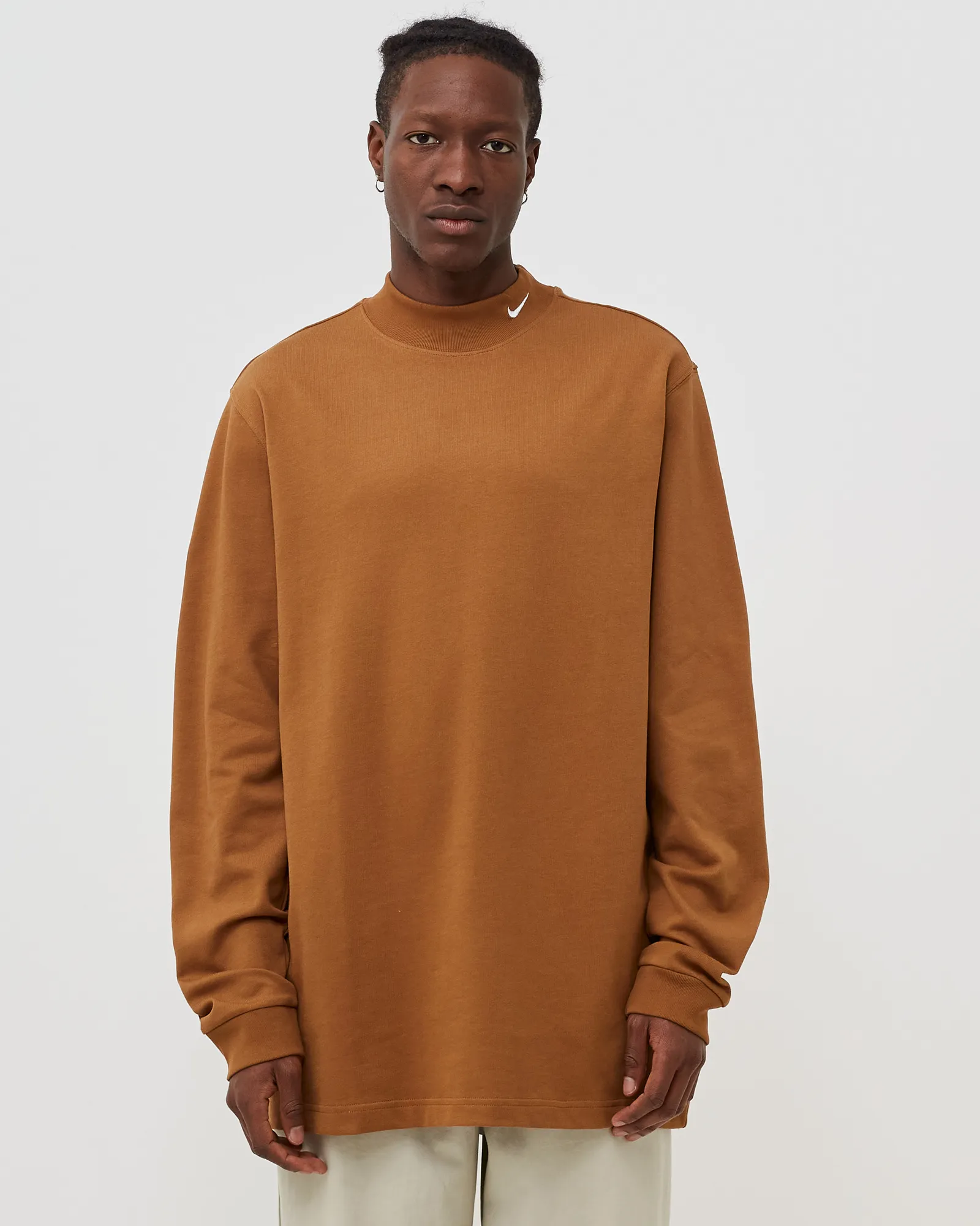 Nike Long-Sleeve Mock Neck Shirt