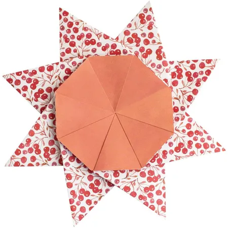Folia D. Meissner Sterne Set Joy, Faltsterne Bastelset mit 36 Blatt (80 g/m²)