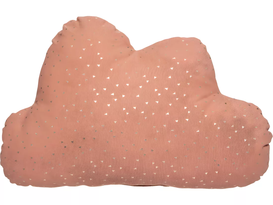 Coussin décoratif Nuage Berlingot Terracotta 45 x 28 cm