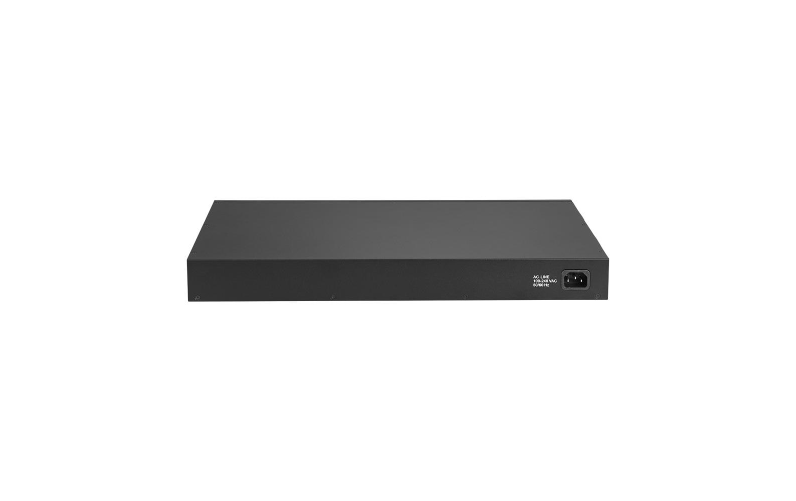 PoE+ Switch GS-5424PLC V2 28 Port<br>Überwachungs-VLAN 28-Port Gigabit PoE+ Web Smart Switch für Langstrecken mit 4 Gigabit RJ45/SFP-Kombi-Ports