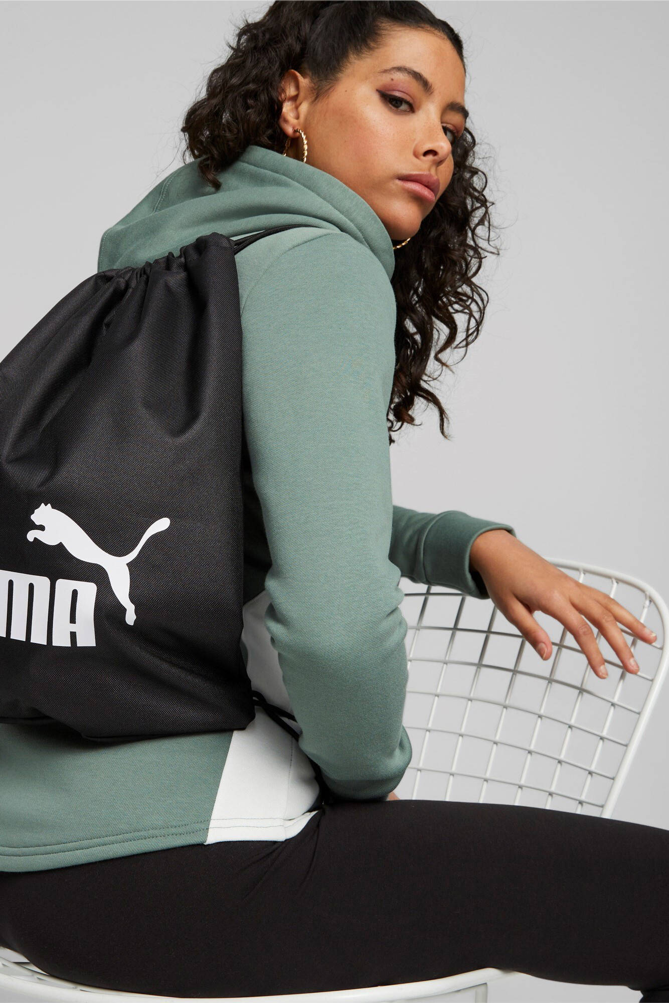 Puma sporttas 5L zwart/wit