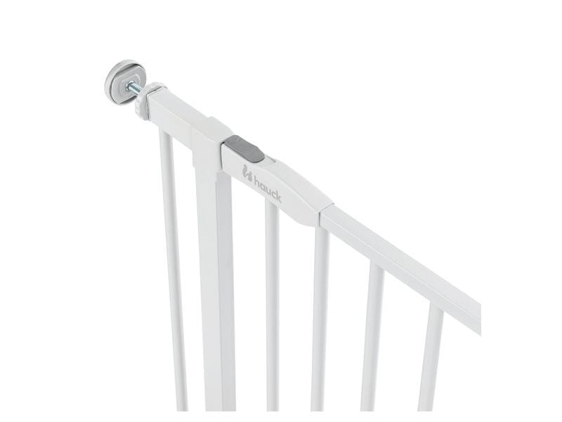 Hauck Türschutzgitter Open N Stop 2 Set  21 cm Weiss Praktisches, manuell schliessendes Tür- und Treppenschutzgitter-Set