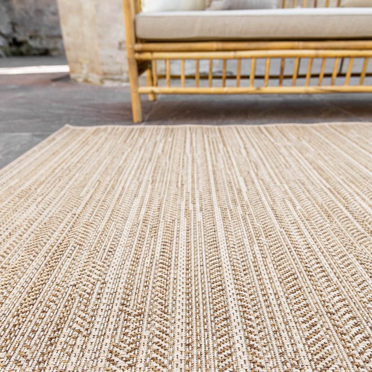 Interieur05 Buitenkleed Jute Outdoor beige|bruin - 200 x 290 cm