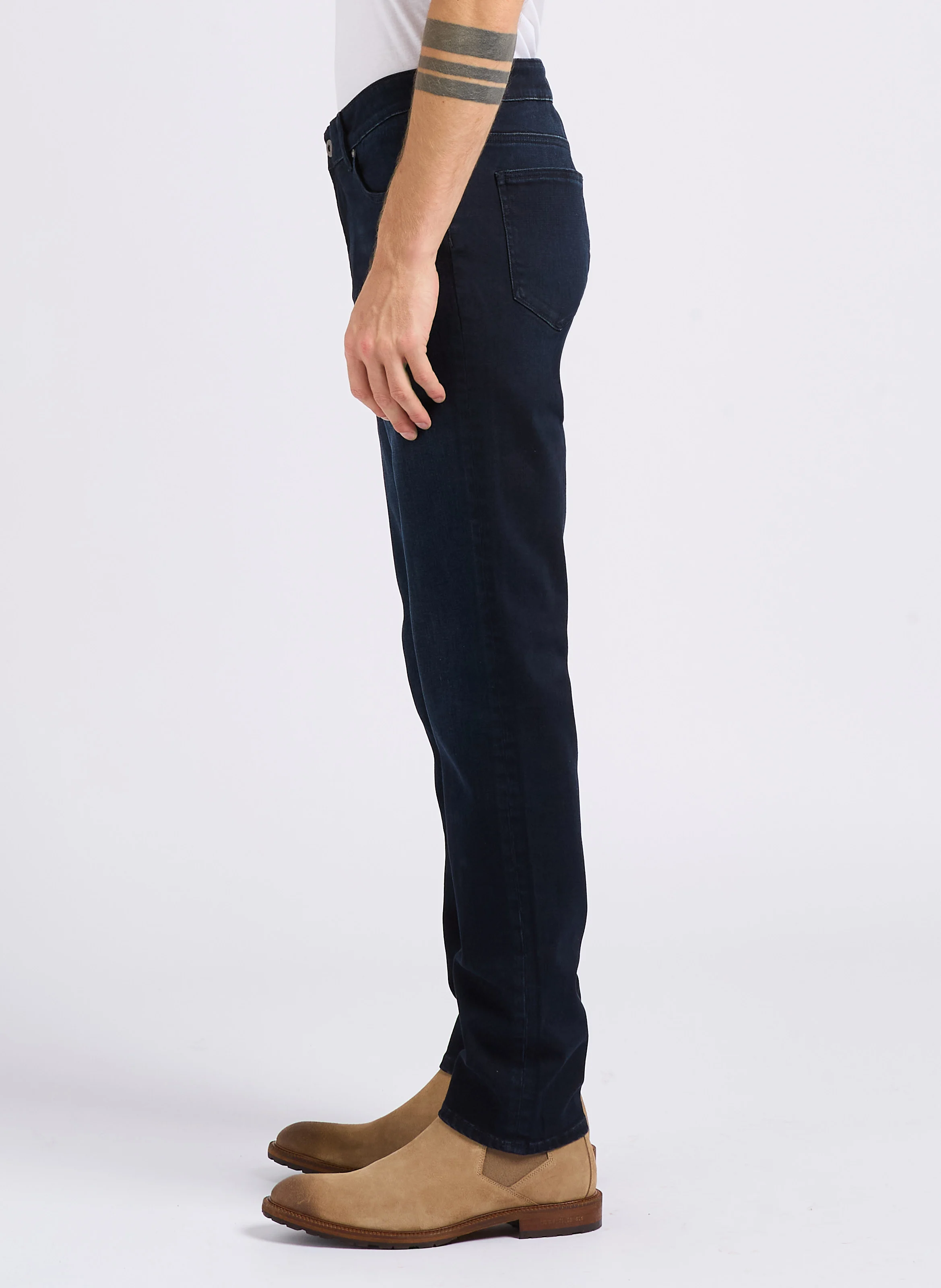 Jean slim en coton mélangé | Bleu