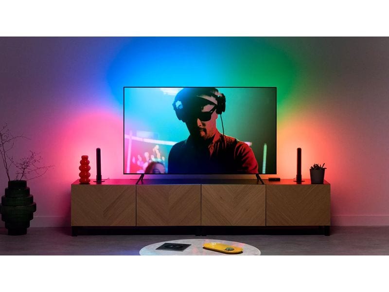 WiZ Gradient Light Bars Doppelpack RGBIC RGBIC, Doppelpack Dynamische RGBIC Lichtleisten für das perfekte Ambiente