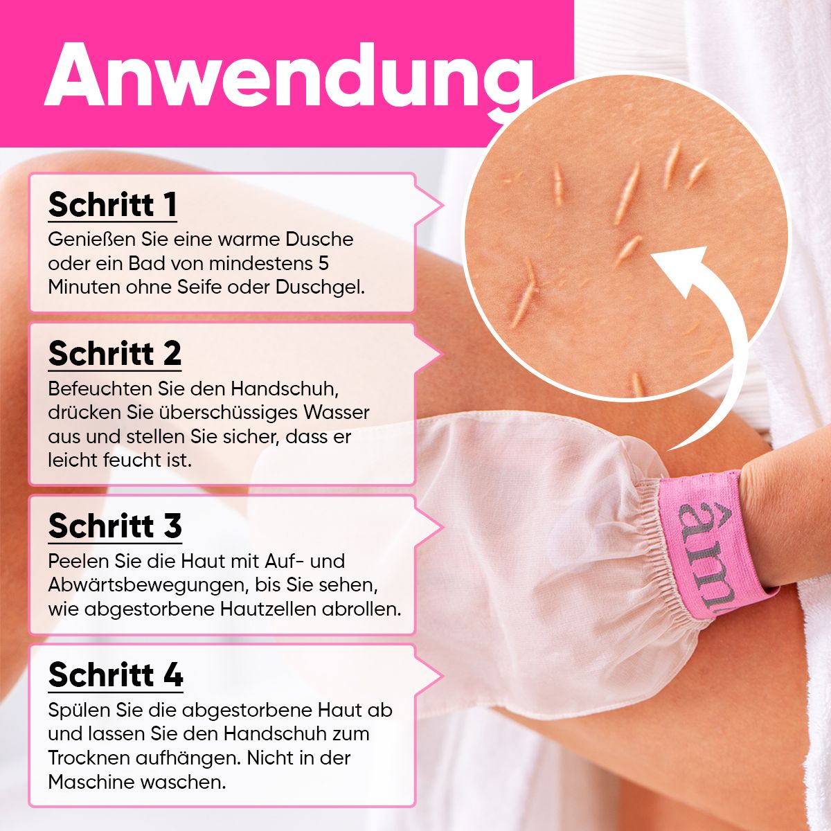 âme pure So Silky Mitt 100% Reine Seide