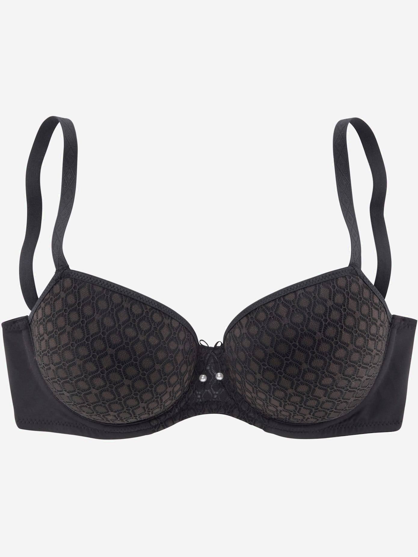 Soutien-gorge à coques avec dentelle lisse