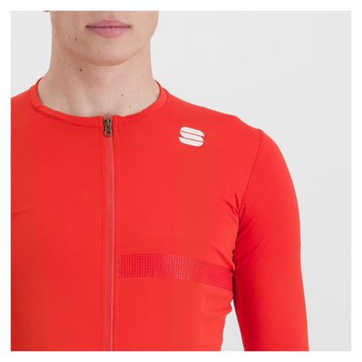 Maillot Manches Longues Sportful Matchy Rouge