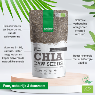 Purasana Vegan Chia Raw Seeds 200GR