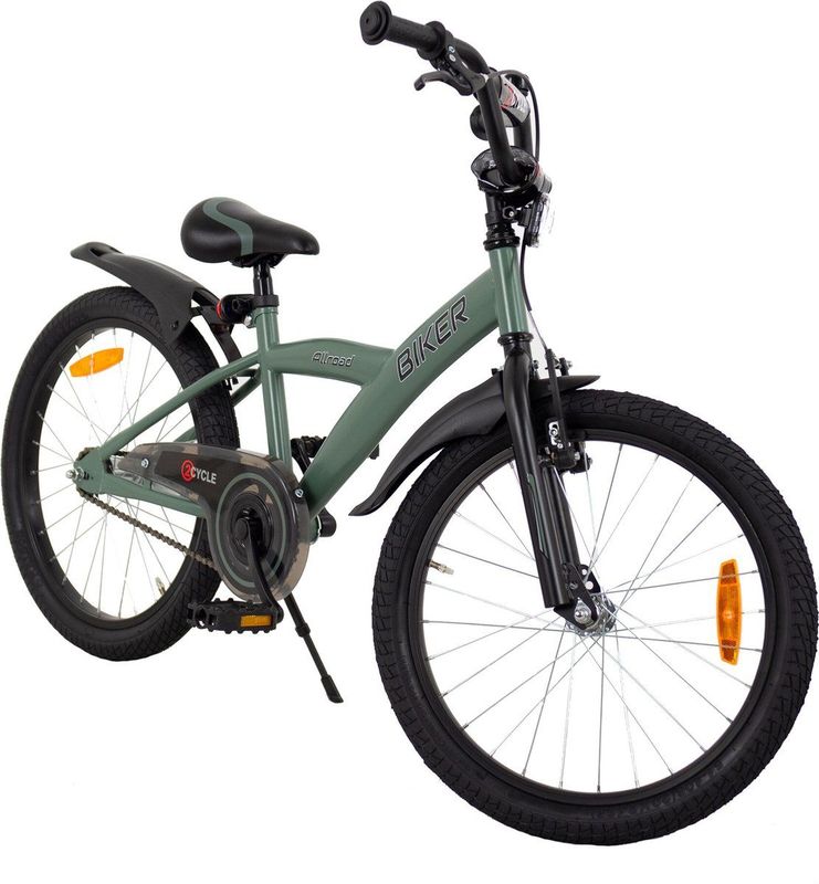 2Cycle Biker Kinderfiets - 20 inch - Groen