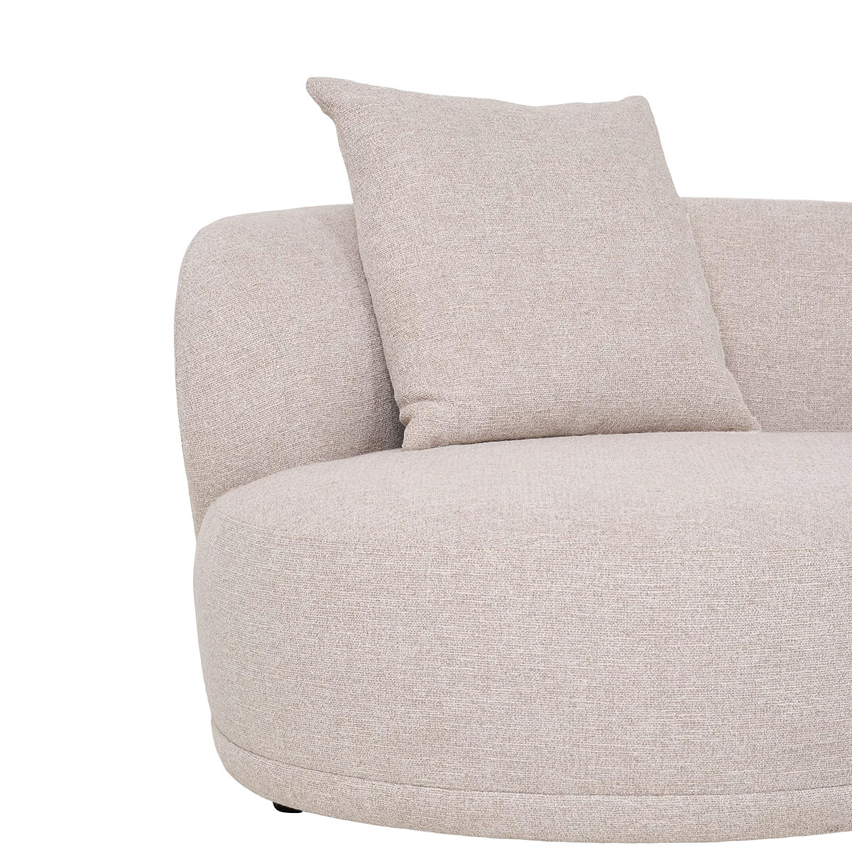 Hoekbank Mandy - rechts - 3,5-zits Beige