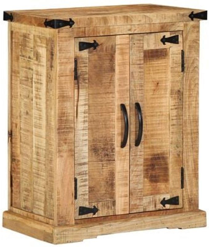 vidaXL - Dressoir - Massief Hout - Ruw Mango