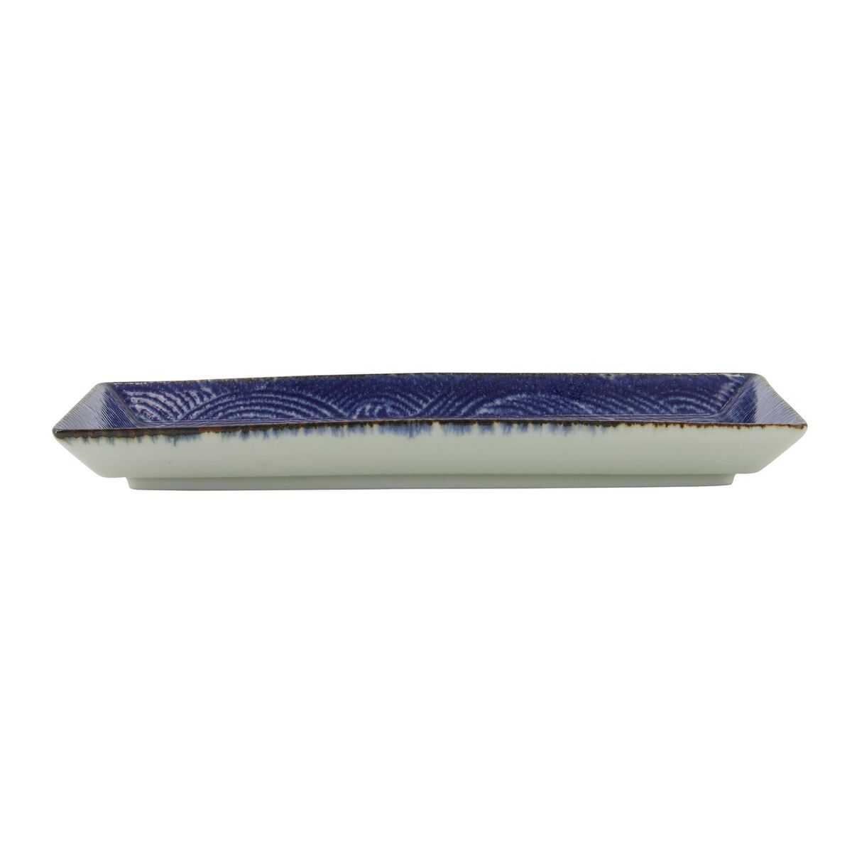 Aisai Seigaiha tallerken, 23 x 11 cm