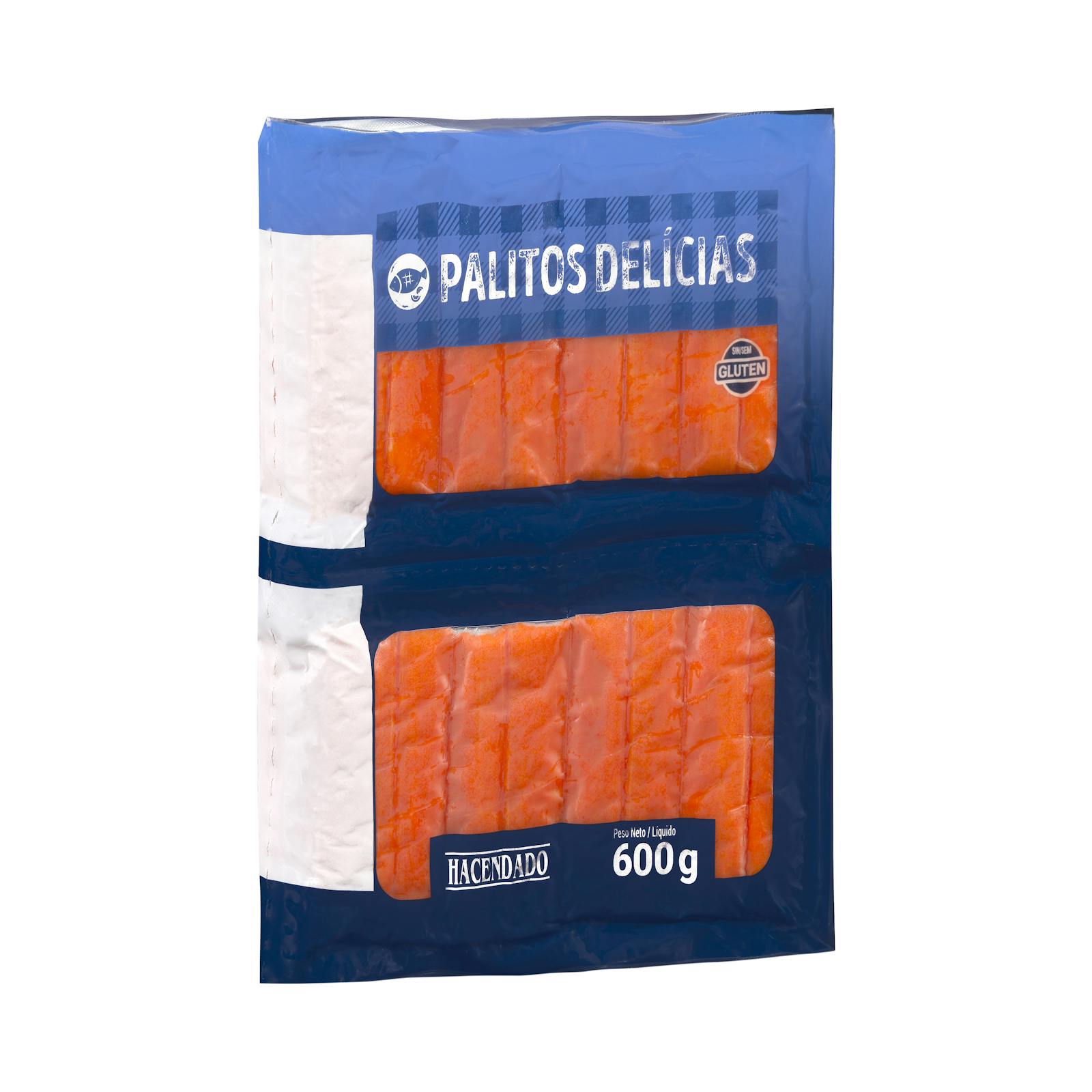 Bâtonnets de surimi surgelés Hacendado