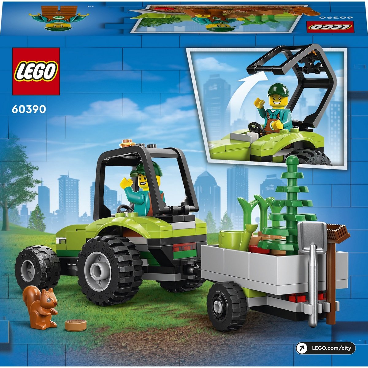 Le tracteur forestier Lego City 60390
