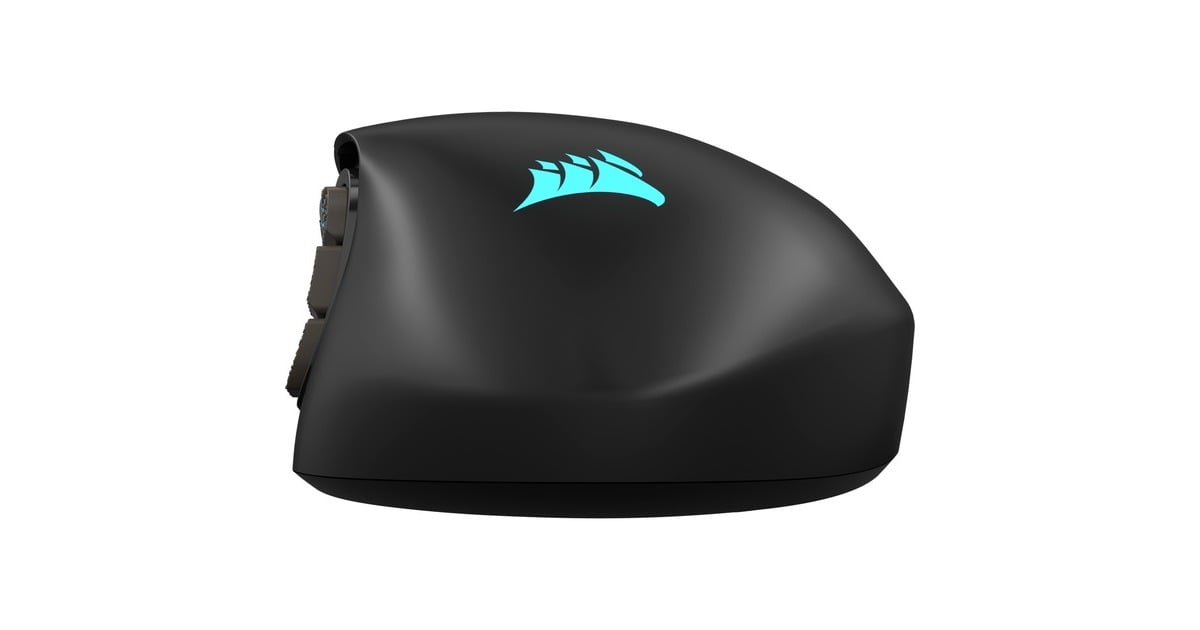 CorsairScimitar Elite Wireless MMO-gamingmuis  (Zwart, 100 - 26.000 dpi, USB 2.0 | 2,4 GHz | Bluetooth | RGB)
