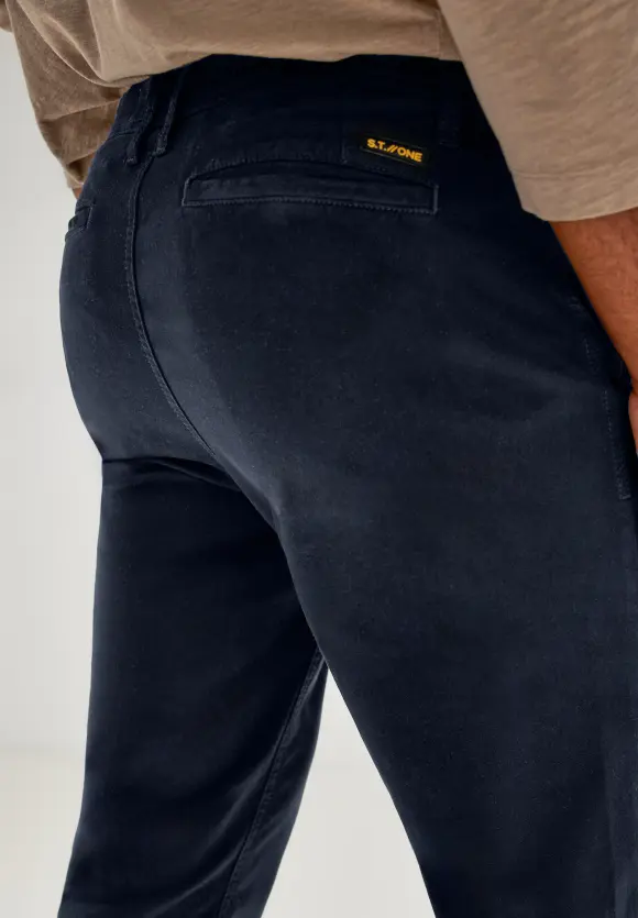 Comfort Chino - dark nightshadow blue