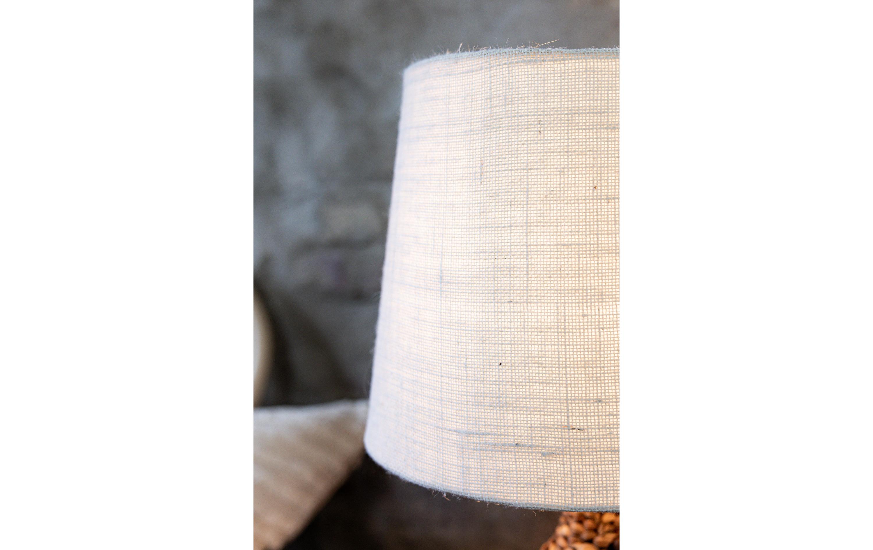 Tischleuchte Paglia Beige/WeissTischlampe