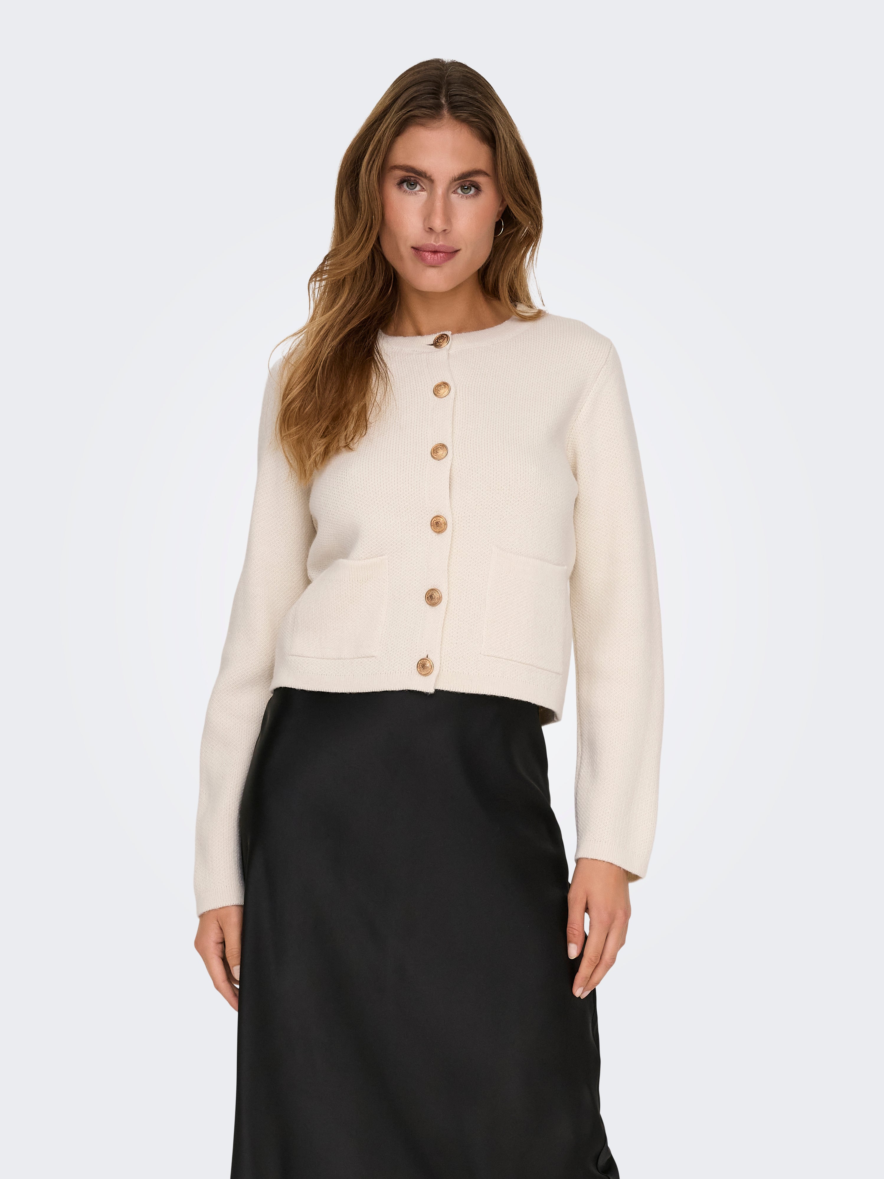 JDYKIM Strickjacke Egret