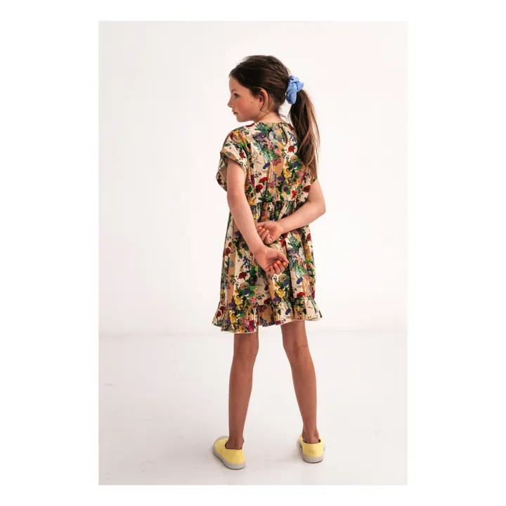 Repose AMS Robe Fleurs | Jaune moutarde