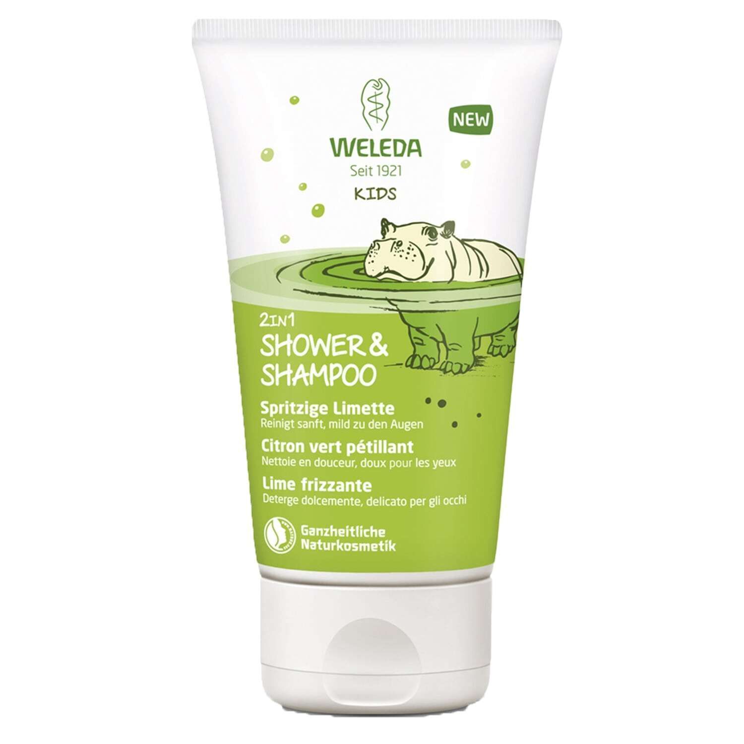 Weleda Kids 2 in 1 Duschcreme-Kinder - Prickelnde Limette