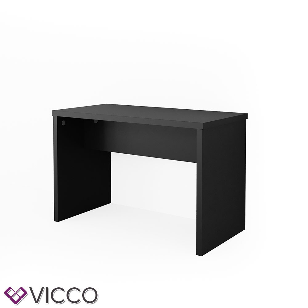 VICCO Universalhocker Bank schwarz - Frisiertisch Kommode Spiegel
