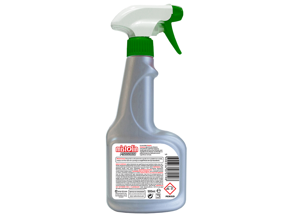 MULTISUPERFÍCIES ADVANCED INOX MISTOLIN 500ML