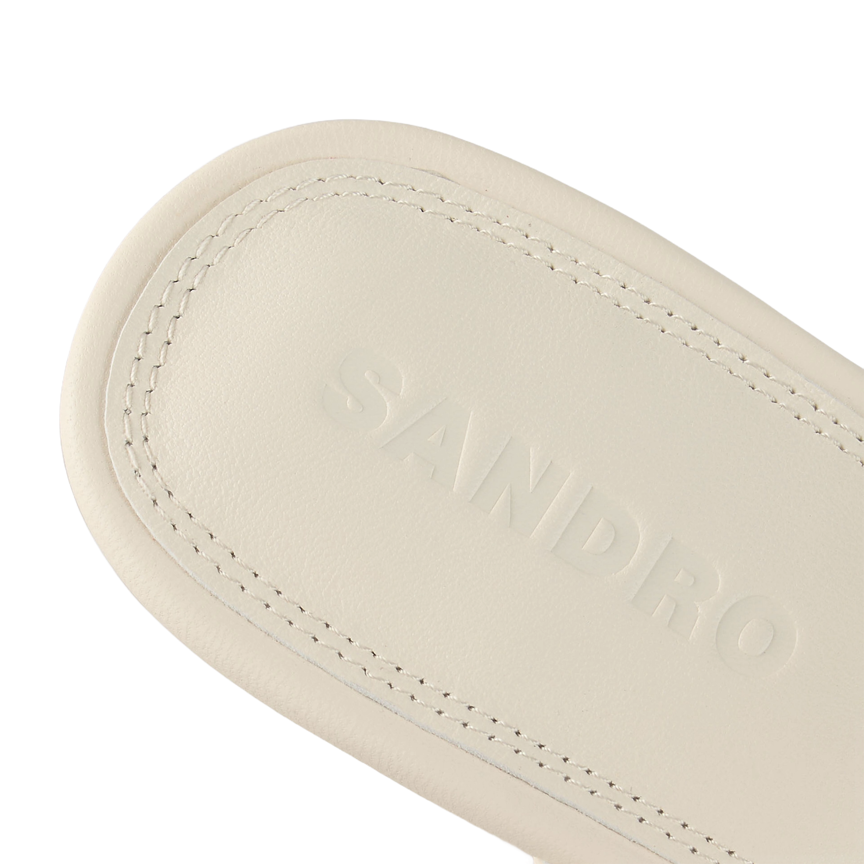 Sandales à talons en cuir | Blanc