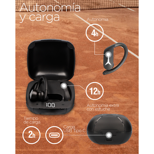 Fones de ouvido sem fio duráveis Ksix