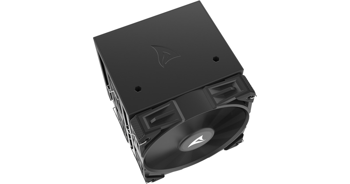 SharkoonA60 CPU-koeler  (Zwart, 4-pins PWM fan-connector)