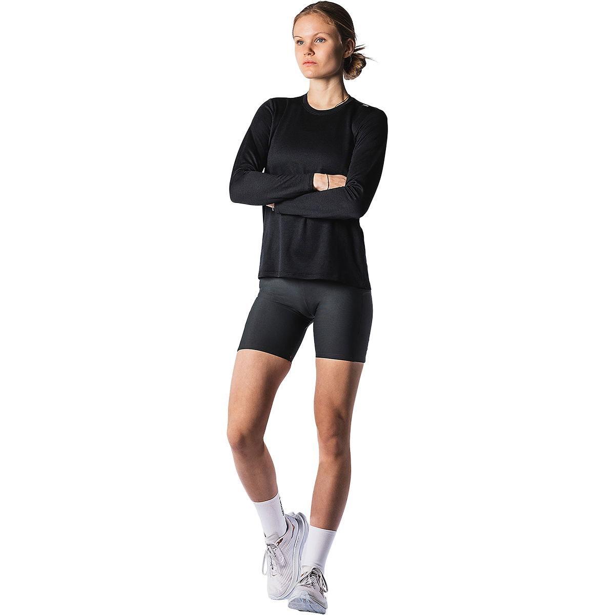 FUSION Technical Langærmet Merinould T-shirt Dame