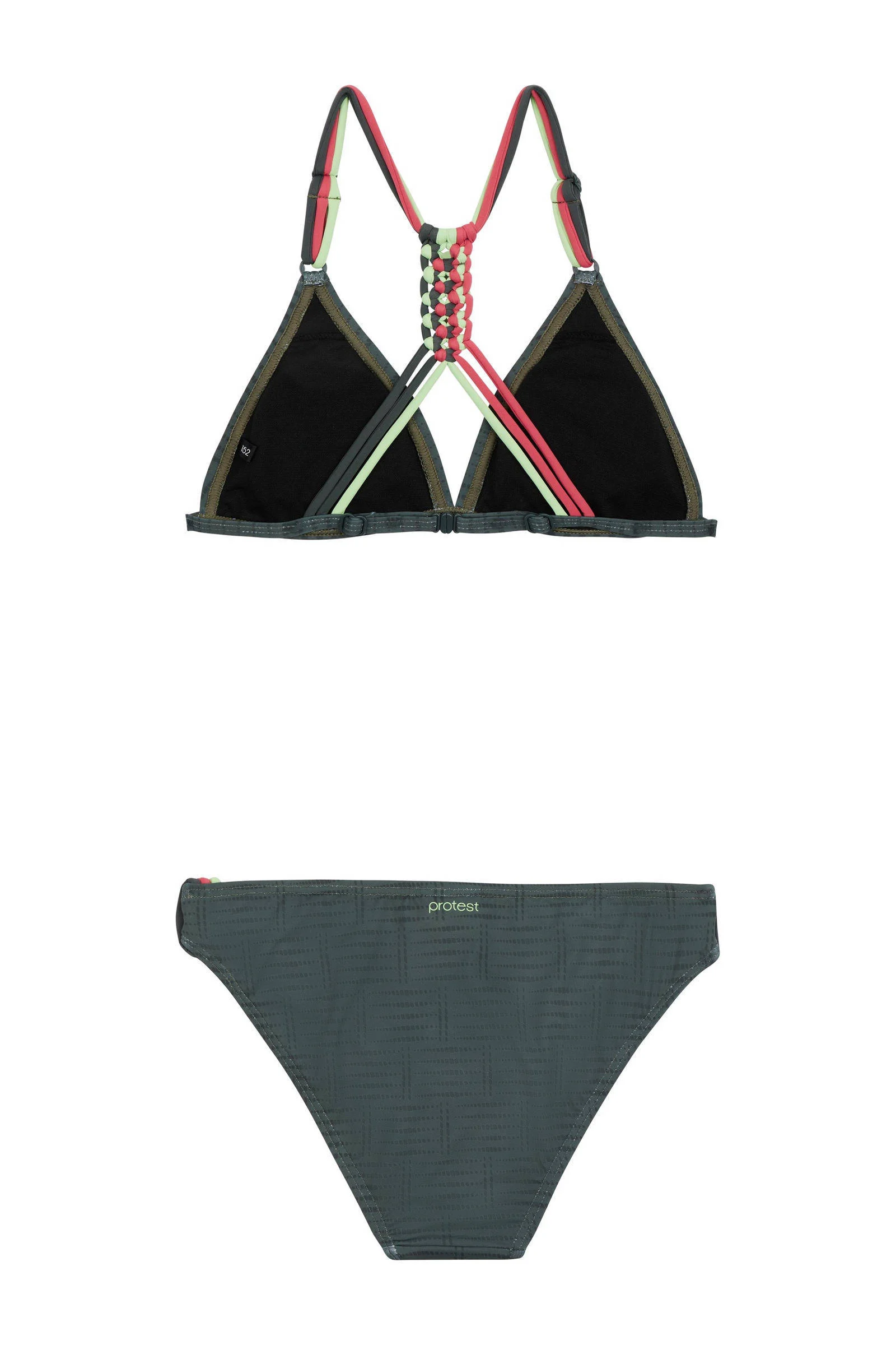 Protest triangel bikini PRTFIMKE JR donkergroen