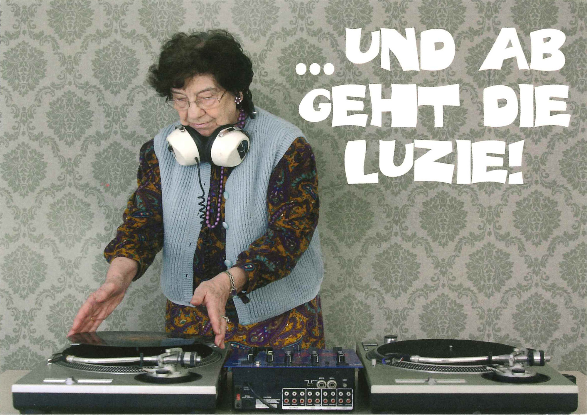 Postkarte '...Und ab geht die Luzie!' günstig bestellen