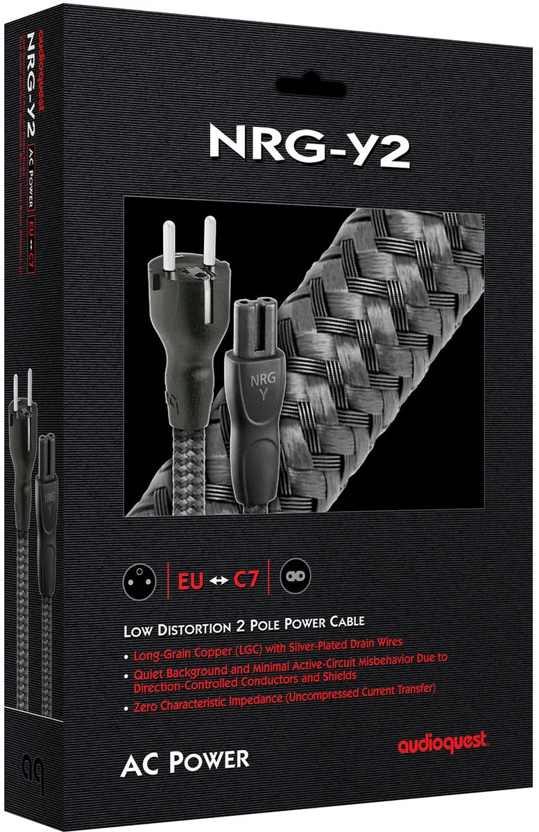 Audioquest NRG-Y2 (1 m) Câbles d'alimentation secteur
