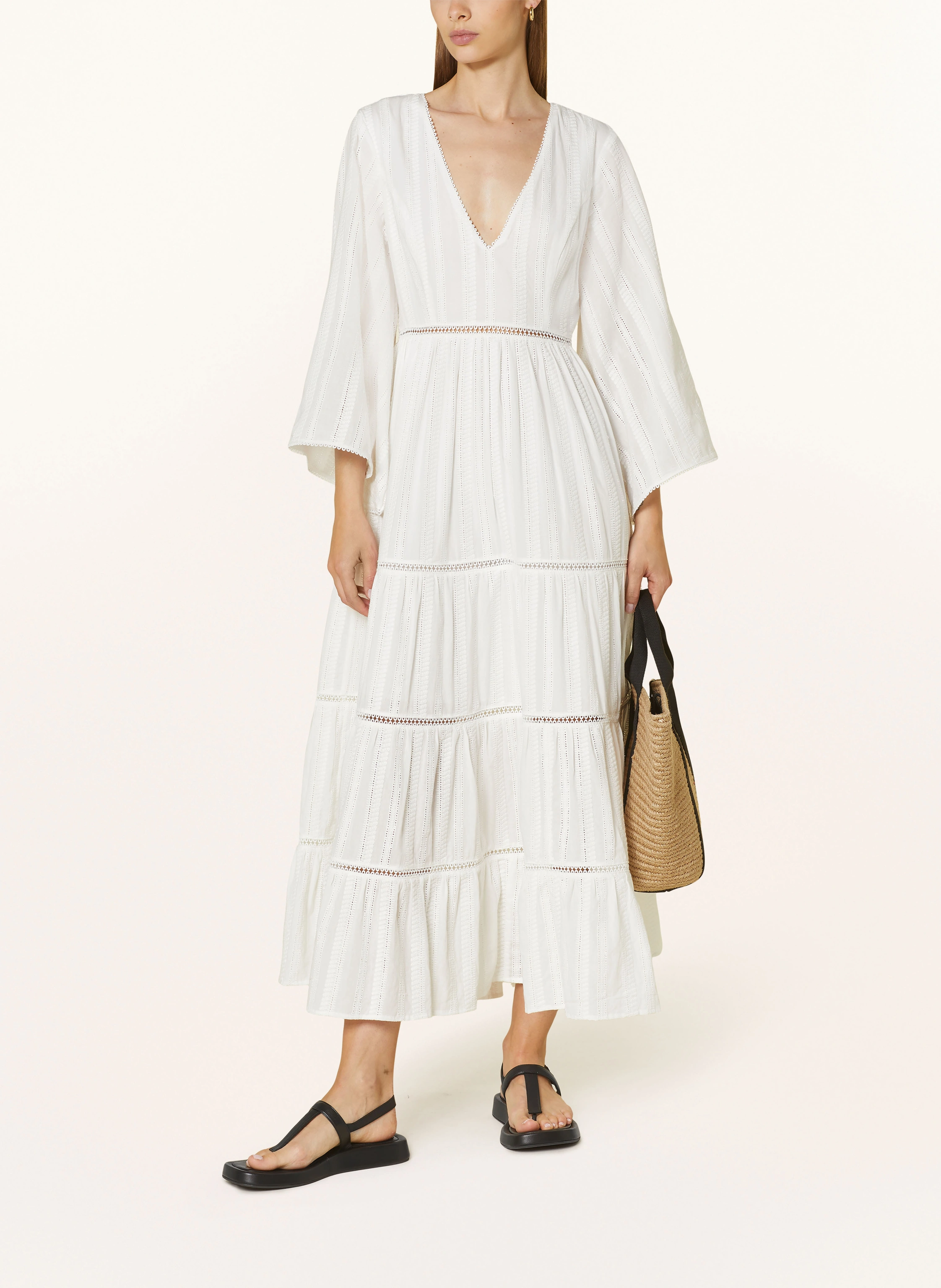 MALINA Kleid VANESSA mit 3/4-Arm und Spitze