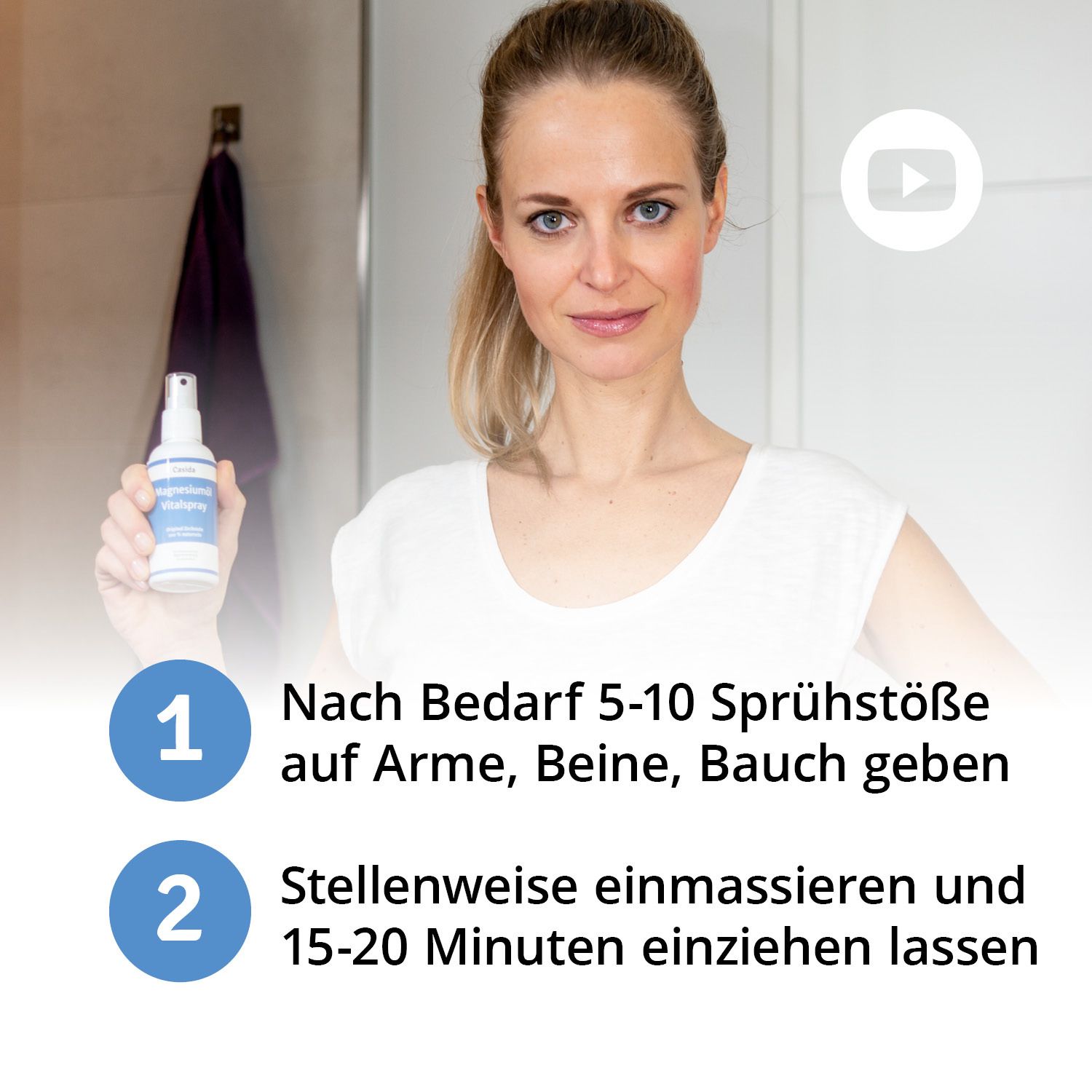 Casida® Magnesiumöl Vitalspray sensitiv