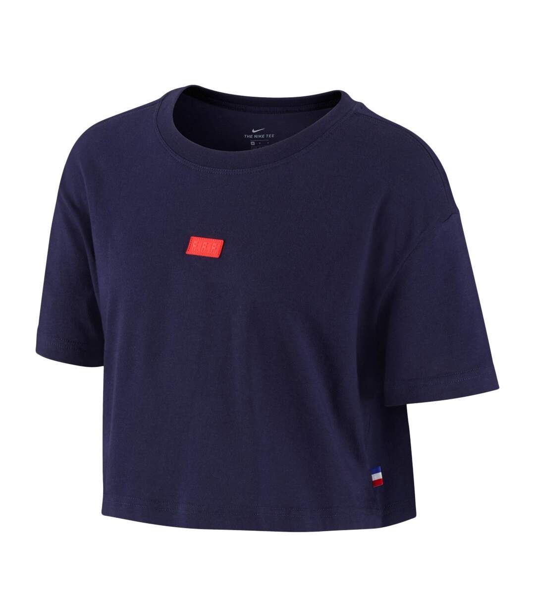 Equipe de France Crop Top Marine Femme Nike